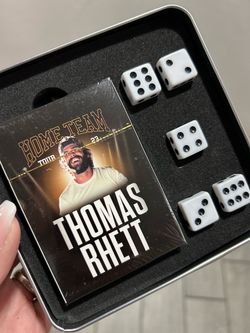 Thomas Rhett car deck, and dice
