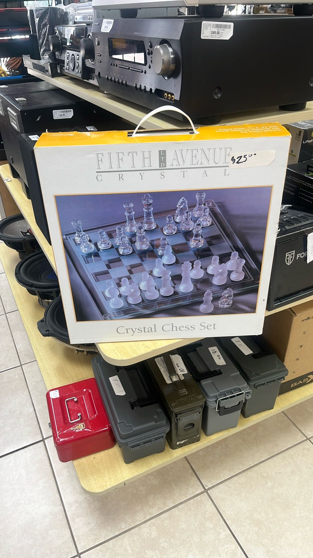 Glass Chess Set