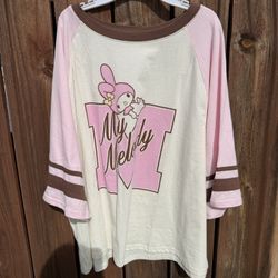 BRAND NEW my melody t shirt adult size XL