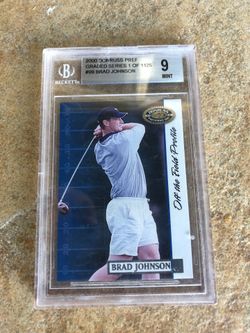 Brad Johnson 2000 Donruss Preferred QBC Graded Series #99 Beckett 9 MINT