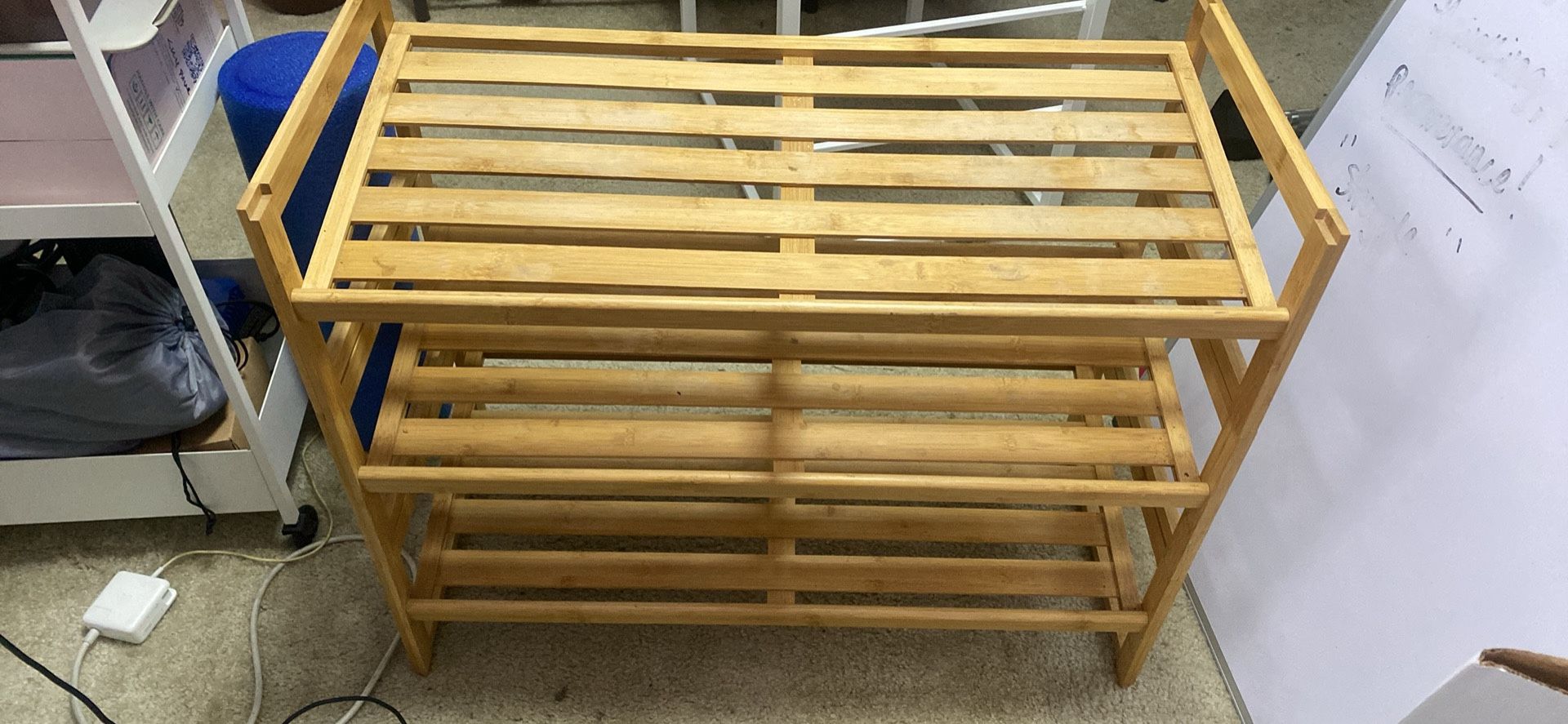 Three Tier Bamboo Shoe Rack