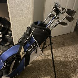 Golf Bag And Clubs 