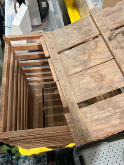 Antique Wooden Egg crate