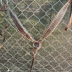 Flashy Dark Brown Tack Set