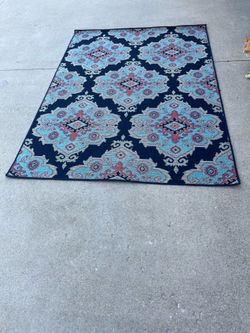 Multi color rug - 66inx88in