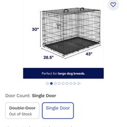 Frisco XL Dog crate & Mat 