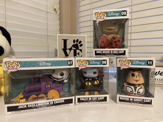 Nightmare Before Christmas Funko Pop Train