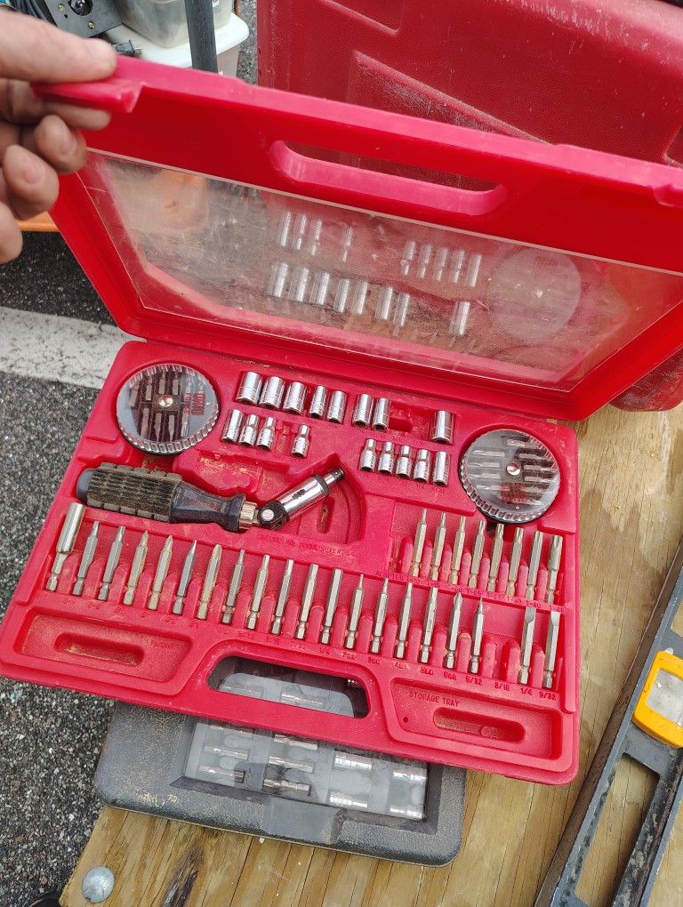 BULK LOT! 2 Complete Socket & Screwdriver Bit Sets (Ohio Forge + Alltrade Style)