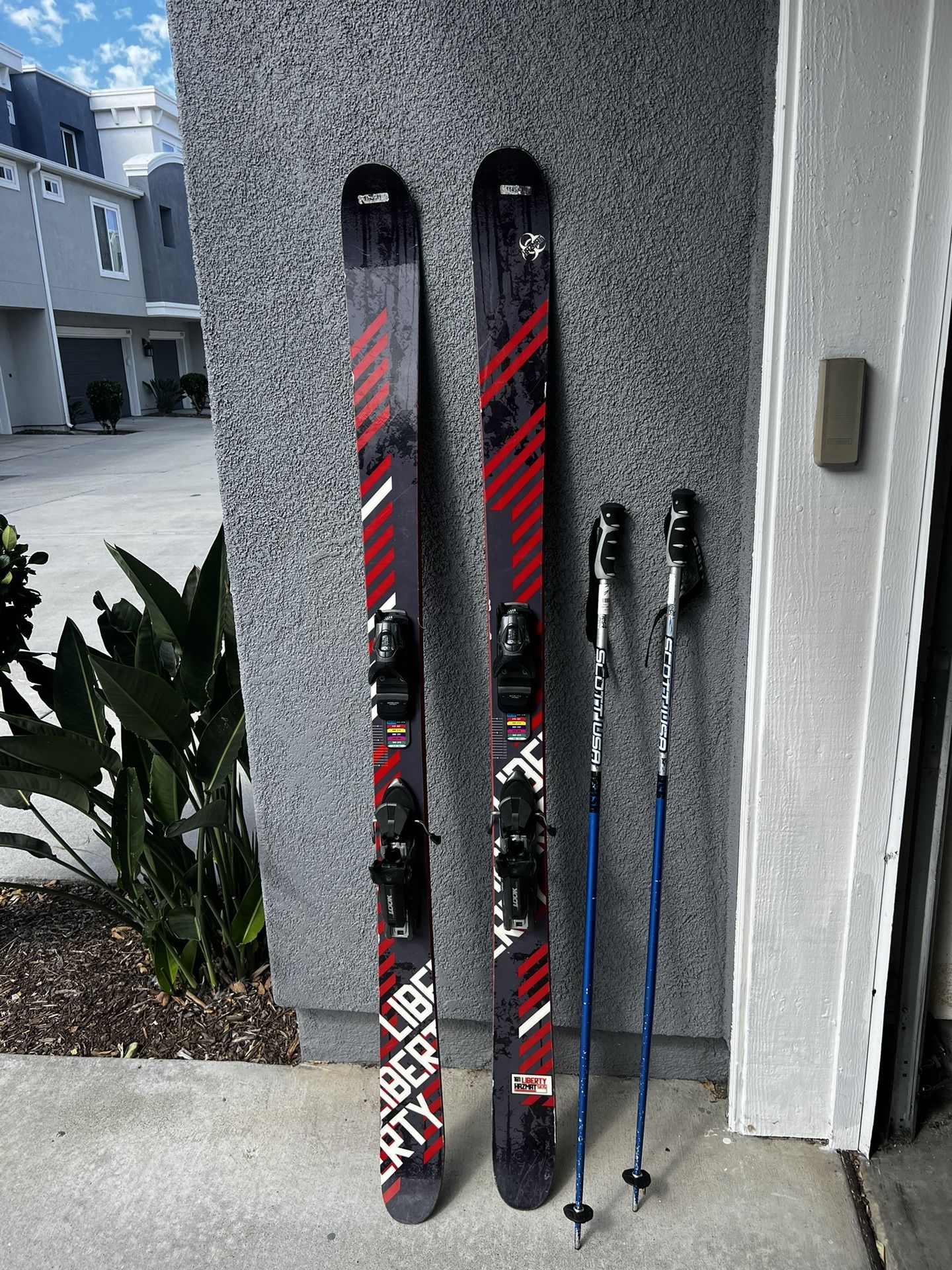 liberty parabolic skis - 170cm