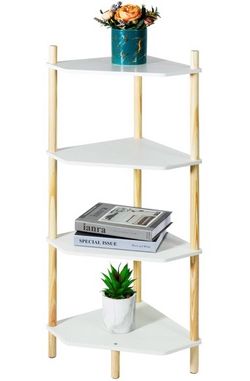 4-tier Triangular Accent Side Table or Plant Stand