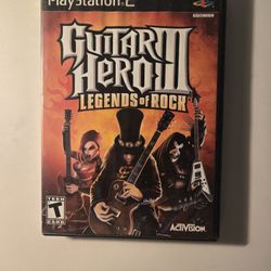 Guitar Hero 3; PS2 Game 