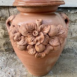 Biscottini Large Terracotta Outdoor Pots Made in Italy | Large Artisan Pots for Large Plants