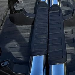 Chrome Curbed Running Boards 