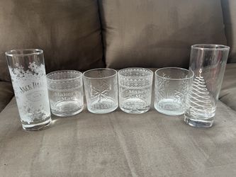 Holiday Whiskey Glasses