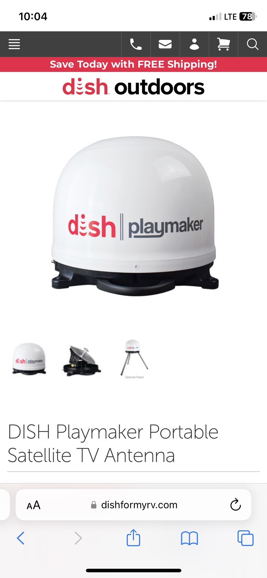 Dish Playmaker For Camper Or RV