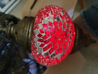 Turkish Moroccan Glass Mosaic Hanging Lamp