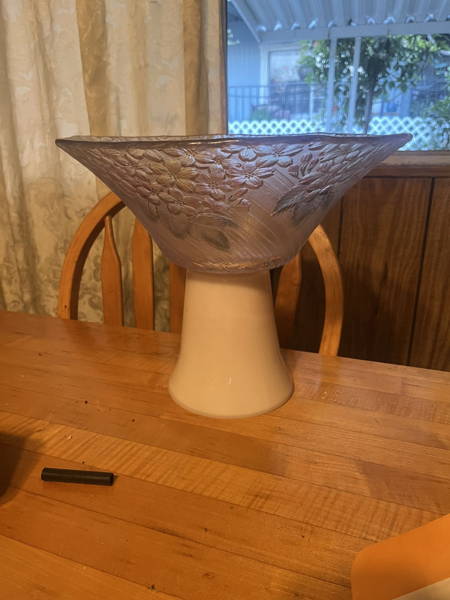 Glass Serving Bowl Centerpiece