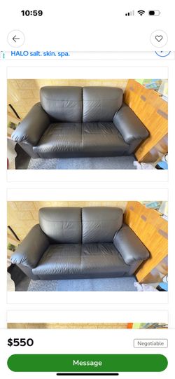 2 Seater Leather Sofa