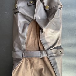 NEW! DMC Faux Leather Wrap Coat For Dogs Size Large