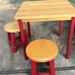 Kid Table And Chairs 