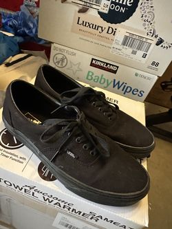 All Black Size 9.5 vans