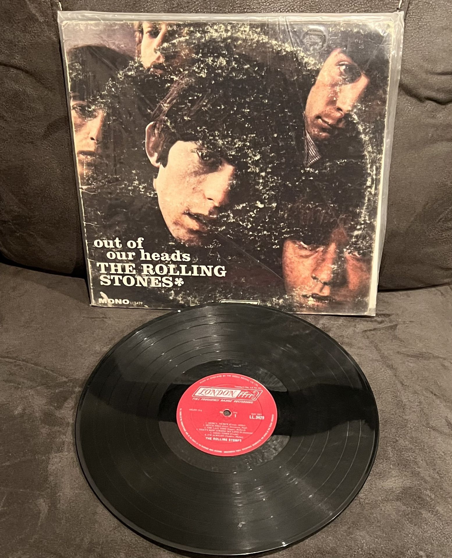 Vintage LP Vinyl Record Album The Rolling Stones Out Of Our Heads