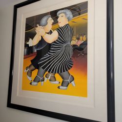 Beryl cook Dancing on the QE2 Framed Signed Numbered Wall Art