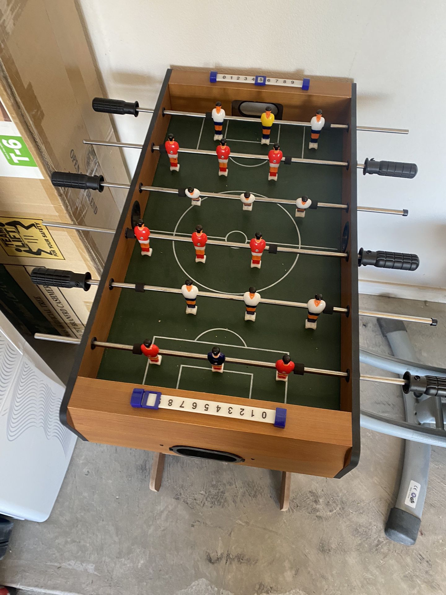 Mini Futbolito Plegable- Foldable Foosball Table