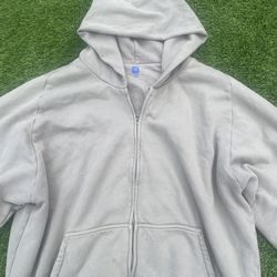 YZY x GAP gray hoodie XL zip up