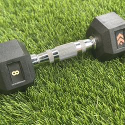 8 lb BLACK DUMBBELL PROFESSIONAL