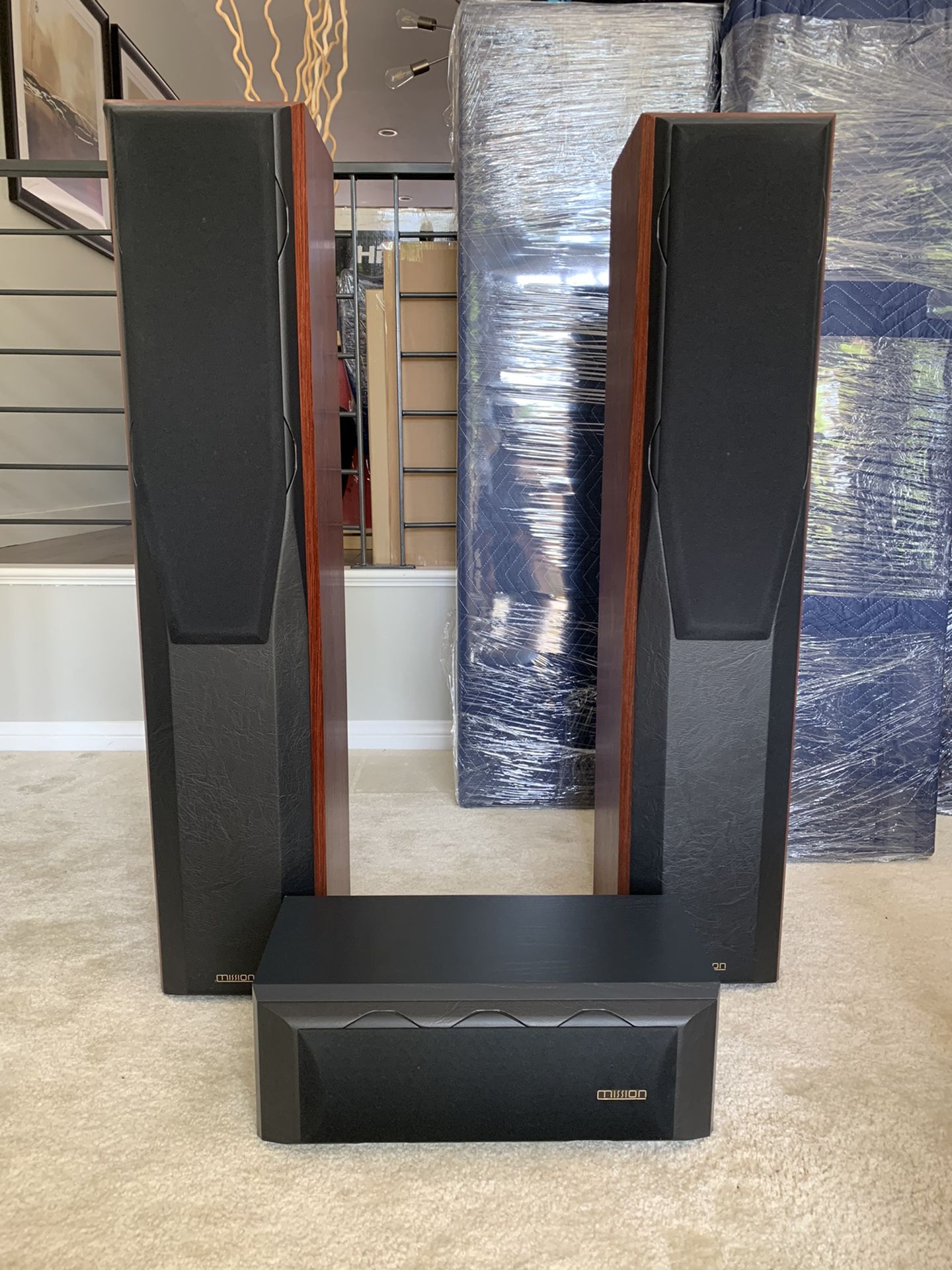 Mission 775 Speakers and matching 77c center