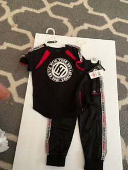 Brand new Enyce short sleeve toddler set size 4T. With tags. Never worn