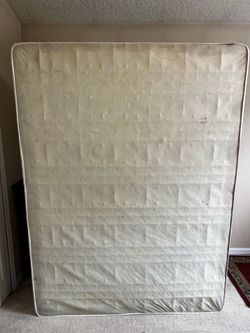 Box Spring and Premium Universal Lev-R-Lock Bed Frame for sale .