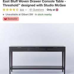 Target East Bluff Women Drawer (entryway Console)