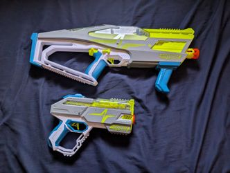 Nerf Hyper Blasters Rifle & Pistol