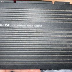 Alpine 4 Channel 400 Watt Amplifier 
