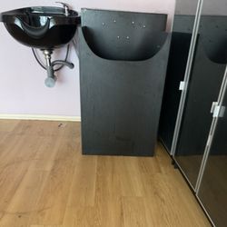 Salon Equipment Oval Shampoo Bowl/Backbar unit