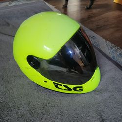TSG Full helmet - Acid Yellow (Large)