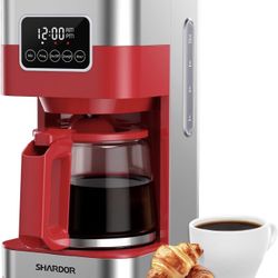 SHARDOR 10-Cup Programmable Coffee Maker,