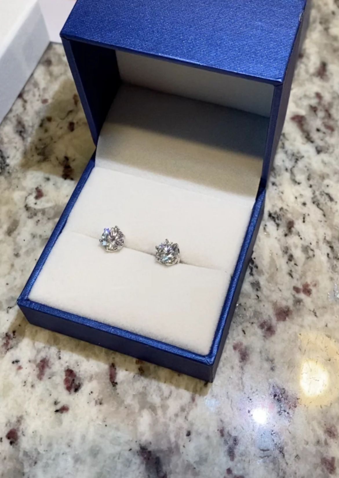 diamond stud earrings