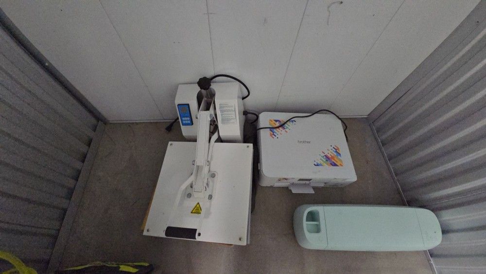 Cricut Maker 3, Brothers Investment Printer, Pressing Machine
