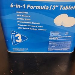 12 Lbs Bucket  Pool  Tablets  
