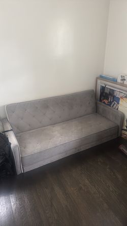 Low Gray Sofa *Good Condition*