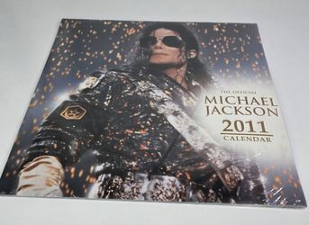 Michael Jackson Official 2011 Licensed Bravado 12” x  12” Calendar. New Sealed.