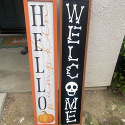 Fall / Halloween Porch Boards