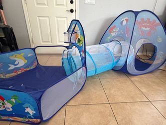 Pop up Play Tent, Tunnel, and Ball Pit Set
