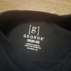 Mens Black Shortsleeve Shirt-xs