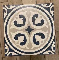 9x9 Accent Decorative Floor or Backsplash Tile