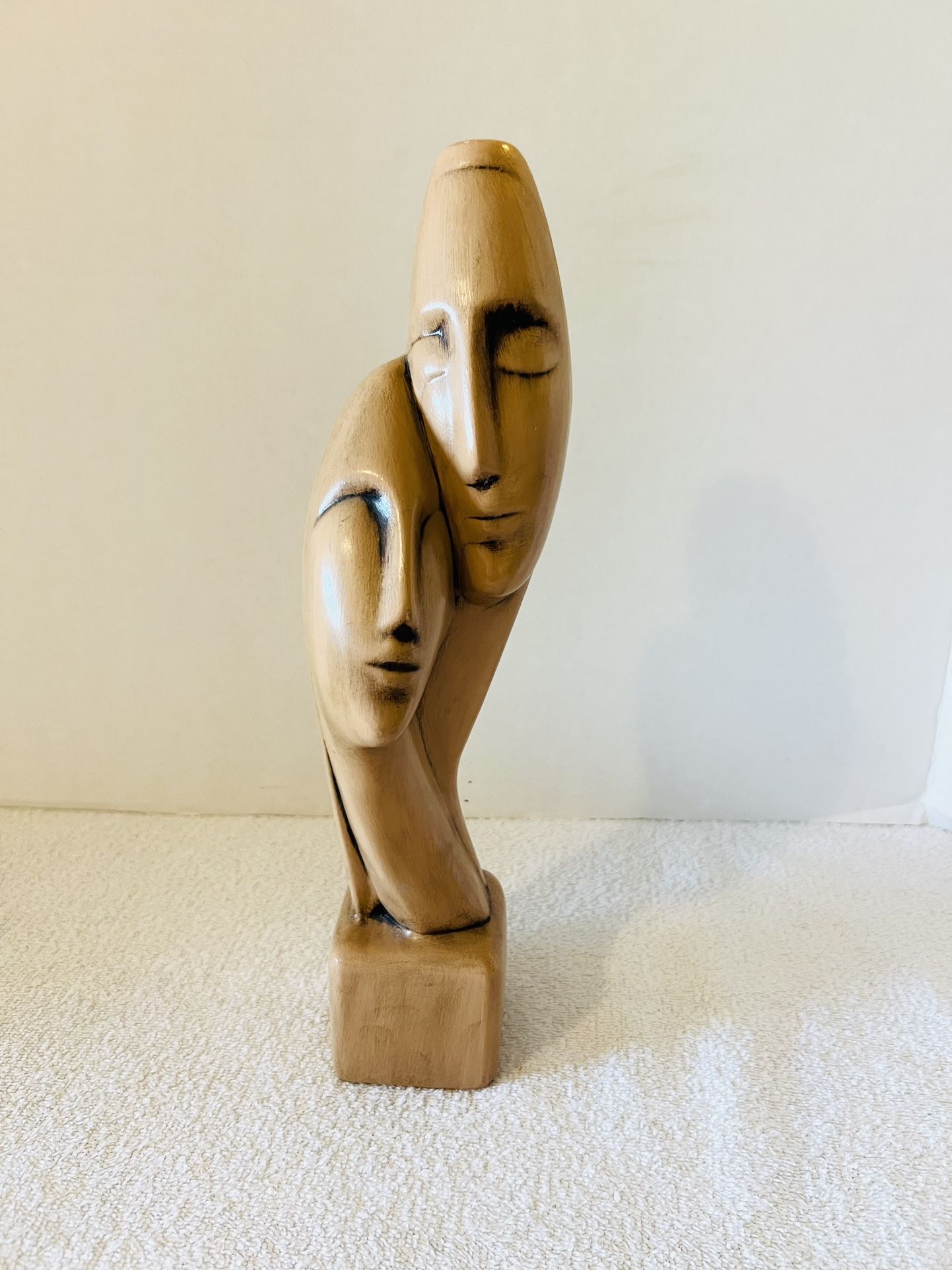 1973 lovers ceramic sculpture-signed and dated