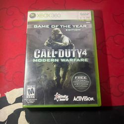 call of duty 4 modern warfare xbox360